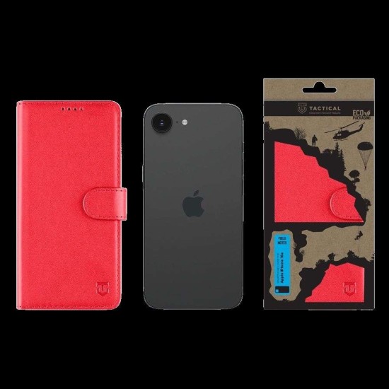 Husa Tactical Field Notes pentru Apple iPhone 16e, Roșie Husa Tactical Field Notes pentru Apple iPhone 16e, Roșie (Bakr, 57983124310) by www.silkase.ro