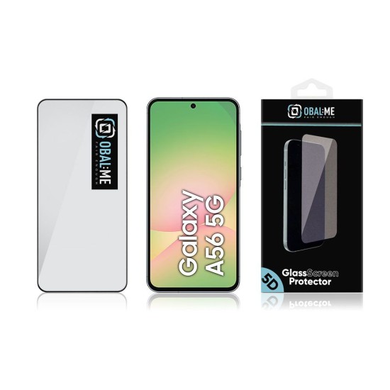 Folie de Sticlă 5D OBAL:ME pentru Samsung Galaxy A56 5G / A36 5G, Neagră (Bakr, 57983124425) by www.silkase.ro