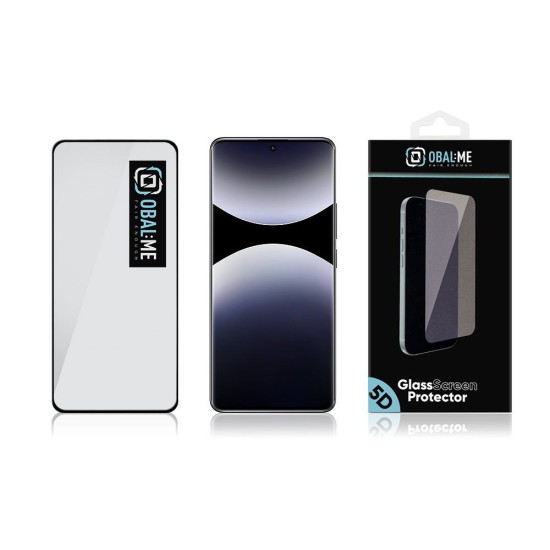 Folie de Sticlă 5D OBAL:ME pentru Xiaomi Redmi Note 14 Pro 4G / 5G / Poco X7 5G, Neagră (Bakr, 57983124432) by www.silkase.ro