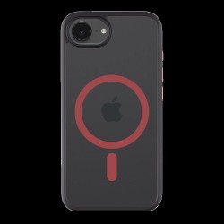 Husa Tactical MagForce Hyperstealth 2.0 pentru iPhone 16e, Negru/Roșu