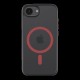 Husa Tactical MagForce Hyperstealth 2.0 pentru iPhone 16e, Negru/Roșu (Bakr, 57983124456) by www.silkase.ro