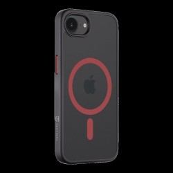 Husa Tactical MagForce Hyperstealth 2.0 pentru iPhone 16e, Negru/Roșu