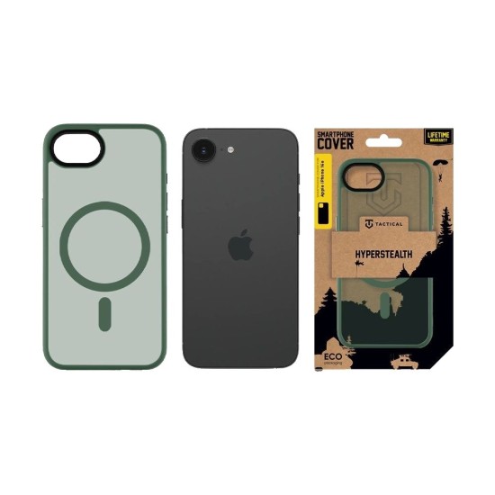 Husa Tactical MagForce Hyperstealth pentru iPhone 16e, Verde (Forest Green) (Bakr, 57983124460) by www.silkase.ro