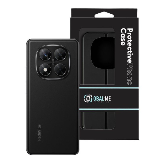 Husa OBAL:ME SmoothTouch pentru Xiaomi Redmi Note 14 Pro 5G / Poco X7 5G, Neagra (Bakr, 57983124537) by www.silkase.ro
