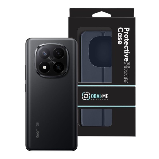 Husa OBAL:ME SmoothTouch pentru Xiaomi Redmi Note 14 Pro+ 5G, Albastru Închis (Bakr, 57983124541) by www.silkase.ro