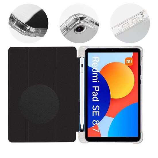 Husa OBAL:ME MistyTab (Tip Carte) pentru Xiaomi Redmi Pad SE 8.7, Neagra Husa OBAL:ME MistyTab (Tip Carte) pentru Xiaomi Redmi Pad SE 8.7, Neagra (Bakr, 57983124630) by www.silkase.ro