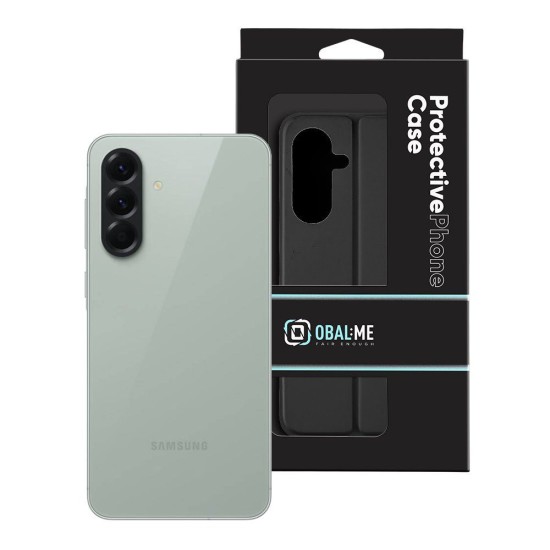 Husa OBAL:ME SmoothTouch pentru Samsung Galaxy A56 5G, Neagra (Bakr, 57983124644) by www.silkase.ro