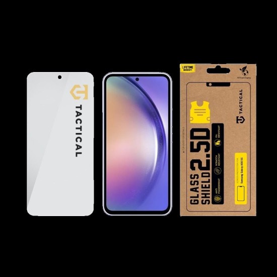 Folie de Sticlă Tactical Glass Shield 2.5D pentru Samsung Galaxy A56 5G, Transparentă (Bakr, 57983124696) by www.silkase.ro