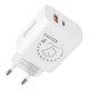 Încărcător Rețea OBAL:ME 25W (USB-A + USB-C), Alb Încărcător Rețea OBAL:ME 25W (USB-A + USB-C), Alb (Bakr, OM25WCA) by www.silkase.ro