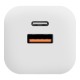 Încărcător Rețea OBAL:ME GaN 36W (USB-A + USB-C), Alb Încărcător Rețea OBAL:ME GaN 36W (USB-A + USB-C), Alb (Bakr, OM36WCA) by www.silkase.ro