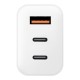 Încărcător Rețea OBAL:ME GaN 65W (USB-A + 2x USB-C), Alb Încărcător Rețea OBAL:ME GaN 65W (USB-A + 2x USB-C), Alb (Bakr, OM65W2CA) by www.silkase.ro