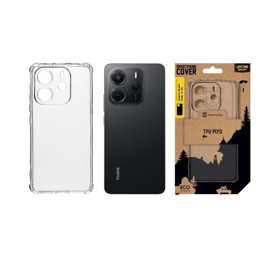 Husa Tactical TPU Plyo pentru Xiaomi Redmi Note 14 4G, Transparentă (Bakr, 57983124989) by www.silkase.ro