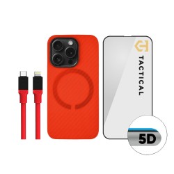 Pachet Combo Tactical Red Limited Edition pentru Apple iPhone 14 Pro