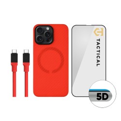 Pachet Combo Tactical Red Limited Edition pentru Apple iPhone 15 Pro Max