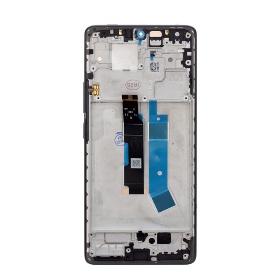 Modul Display LCD cu Touchscreen și Ramă pentru Xiaomi Redmi Note 14 Pro 4G, Negru (Midnight Black) (Bakr, 57983125224) by www.silkase.ro
