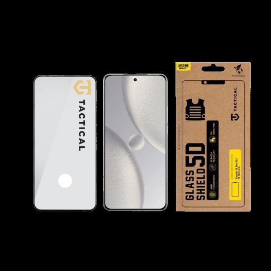 Folie de Sticlă 5D Tactical Glass Shield pentru Xiaomi 15 Pro 5G / 15 Ultra 5G, Neagră (Bakr, 57983125278) by www.silkase.ro