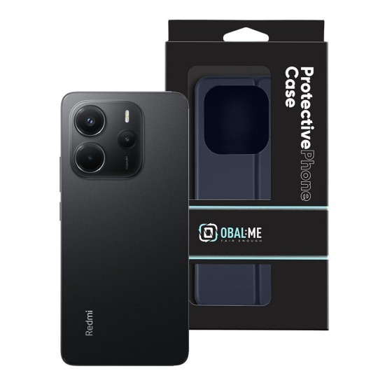 Husa OBAL:ME SmoothTouch pentru Xiaomi Redmi Note 14 4G, Albastru Închis (Bakr, 57983125298) by www.silkase.ro