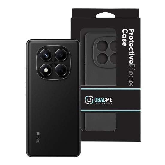 Husa OBAL:ME Matte TPU pentru Xiaomi Redmi Note 14 Pro 4G, Neagra (Bakr, 57983125306) by www.silkase.ro