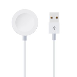 Cablu de Încărcare OBAL:ME pentru Apple Watch, USB-A, Alb