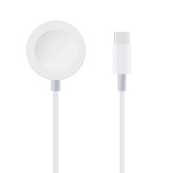 Cablu de Încărcare OBAL:ME pentru Apple Watch, USB-C, Alb