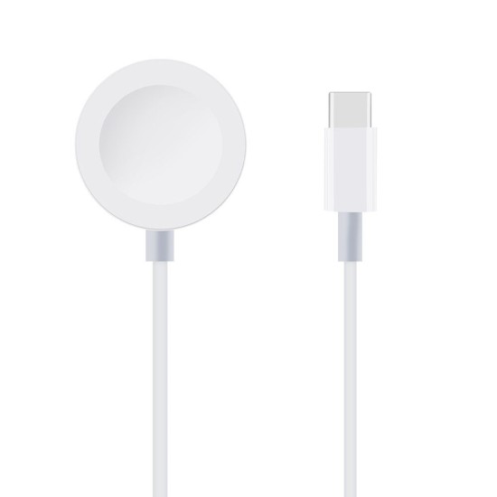 Cablu de Încărcare OBAL:ME pentru Apple Watch, USB-C, Alb Cablu de Încărcare OBAL:ME pentru Apple Watch, USB-C, Alb (Bakr, OMAW25CWH) by www.silkase.ro