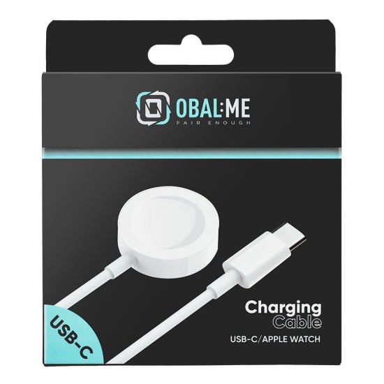 Cablu de Încărcare OBAL:ME pentru Apple Watch, USB-C, Alb Cablu de Încărcare OBAL:ME pentru Apple Watch, USB-C, Alb (Bakr, OMAW25CWH) by www.silkase.ro