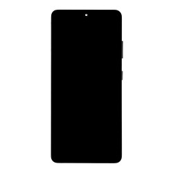 Modul Display LCD cu Touchscreen și Ramă pentru Samsung Galaxy S21 Ultra (G998), Negru (Phantom Black)