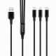 Cablu de Încărcare Rapidă OBAL:ME 3-în-1 AllConnect (USB-A/C, Lightning, Micro-USB), 1.2m, Negru Cablu de Încărcare Rapidă OBAL:ME 3-în-1 AllConnect (USB-A/C, Lightning, Micro-USB), 1.2m, Negru (Bakr, OM18CLMBL) by www.silkase.ro