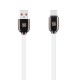 Cablu OBAL:ME Sleek USB-A la USB-C, Alb (Bakr, OMAC18SWH) by www.silkase.ro