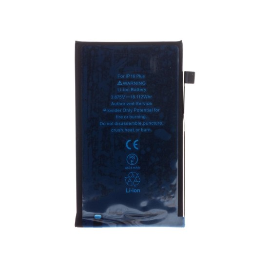 Acumulator Baterie pentru iPhone 16 Plus, 4674mAh Li-Ion (Bulk) Acumulator Baterie pentru iPhone 16 Plus, 4674mAh Li-Ion (Bulk) (Piese Schimb, 57983125645) by www.silkase.ro