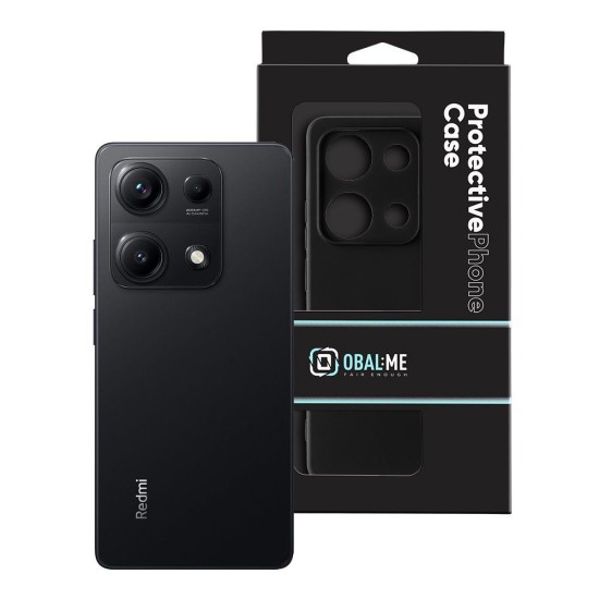 Husa OBAL:ME Matte TPU pentru Xiaomi Redmi Note 14S, Neagra (Bakr, 57983125700) by www.silkase.ro