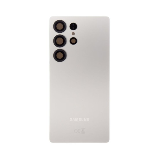 Capac Baterie Spate Original Samsung Galaxy S25 Ultra (S938B), Gri (Titanium Grey) (Service Pack) (Bakr, GH82-36353A) by www.silkase.ro