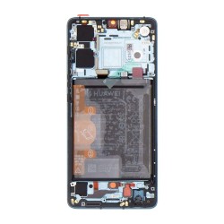Modul Display LCD cu Touchscreen și Ramă Huawei P30, Albastru (Aurora Blue) (Service Pack) Modul Display LCD cu Touchscreen și Ramă Huawei P30, Albastru (Aurora Blue) (Service Pack)