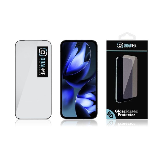 Folie de Sticlă 5D OBAL:ME pentru Google Pixel 9a, Neagră (Bakr, 57983125761) by www.silkase.ro