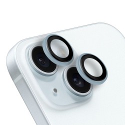 Protecție Cameră (Sticlă) OBAL:ME pentru Apple iPhone 15 / 15 Plus, Albastra