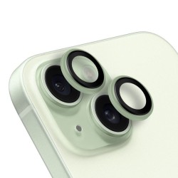 Protecție Cameră (Sticlă) OBAL:ME pentru Apple iPhone 15 / 15 Plus, Verde