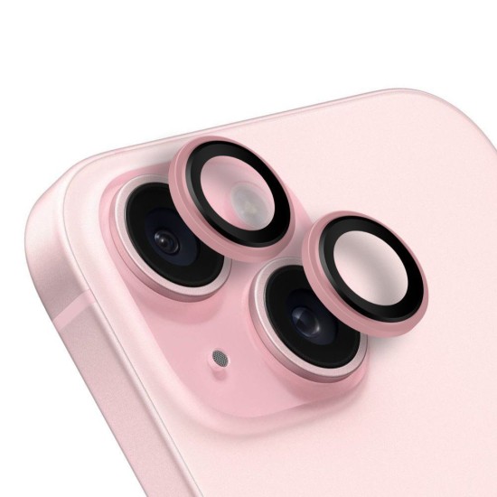 Protecție Cameră (Sticlă) OBAL:ME pentru Apple iPhone 15 / 15 Plus, Roz Protecție Cameră (Sticlă) OBAL:ME pentru Apple iPhone 15 / 15 Plus, Roz (Bakr, 57983125786) by www.silkase.ro