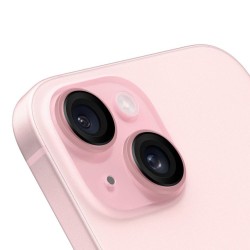 Protecție Cameră (Sticlă) OBAL:ME pentru Apple iPhone 15 / 15 Plus, Roz