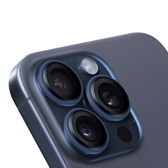 Protecție Cameră (Sticlă) OBAL:ME pentru Apple iPhone 15 Pro / 15 Pro Max, Albastru Titaniu Protecție Cameră (Sticlă) OBAL:ME pentru Apple iPhone 15 Pro / 15 Pro Max, Albastru Titaniu (Bakr, 57983125792) by www.silkase.ro