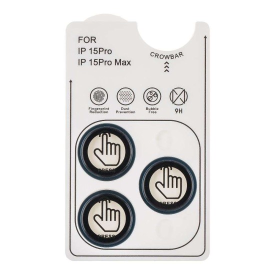 Protecție Cameră (Sticlă) OBAL:ME pentru Apple iPhone 15 Pro / 15 Pro Max, Albastru Titaniu Protecție Cameră (Sticlă) OBAL:ME pentru Apple iPhone 15 Pro / 15 Pro Max, Albastru Titaniu (Bakr, 57983125792) by www.silkase.ro