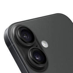 Protecție Cameră (Sticlă) OBAL:ME pentru Apple iPhone 16 / 16 Plus, Neagra