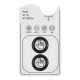 Protecție Cameră (Sticlă) OBAL:ME pentru Apple iPhone 16 / 16 Plus, Neagra (Bakr, 57983125794) by www.silkase.ro
