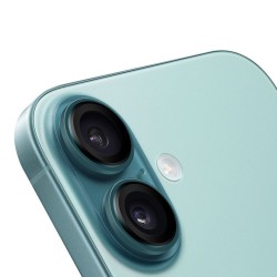 Protecție Cameră (Sticlă) OBAL:ME pentru Apple iPhone 16 / 16 Plus, Turcoaz (Teal)