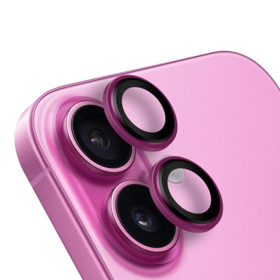 Protecție Cameră (Sticlă) OBAL:ME pentru Apple iPhone 16 / 16 Plus, Roz Protecție Cameră (Sticlă) OBAL:ME pentru Apple iPhone 16 / 16 Plus, Roz (Bakr, 57983125796) by www.silkase.ro