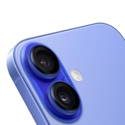 Protecție Cameră (Sticlă) OBAL:ME pentru Apple iPhone 16 / 16 Plus, Albastru (Ultramarine)
