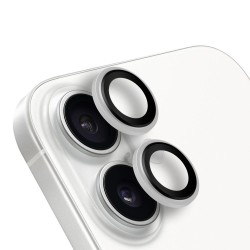 Protecție Cameră (Sticlă) OBAL:ME pentru Apple iPhone 16 / 16 Plus, Alba