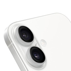 Protecție Cameră (Sticlă) OBAL:ME pentru Apple iPhone 16 / 16 Plus, Alba