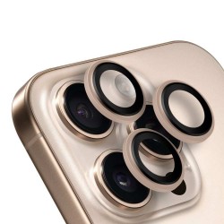 Protecție Cameră (Sticlă) OBAL:ME pentru Apple iPhone 16 Pro / 16 Pro Max, Desert Titaniu