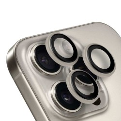 Protecție Cameră (Sticlă) OBAL:ME pentru Apple iPhone 16 Pro / 16 Pro Max, Natural Titaniu