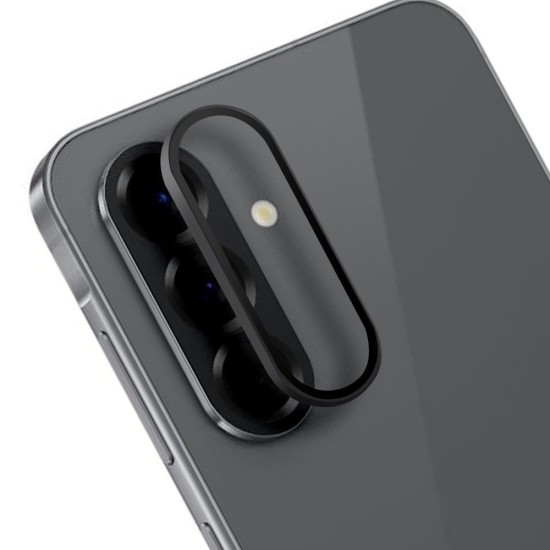 Protecție Cameră (Sticlă) OBAL:ME pentru Samsung Galaxy A56 5G, Neagra (Bakr, 57983125814) by www.silkase.ro